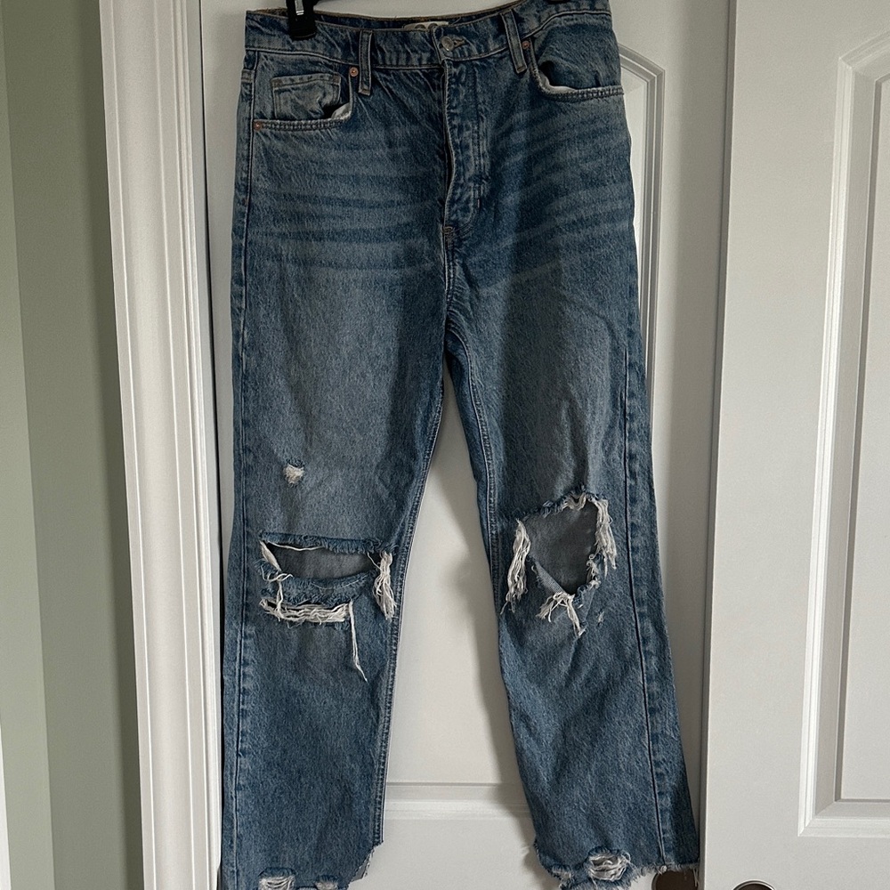 We The Free Vintage Blue Relaxed Jeans